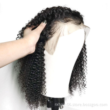 ISEE 13x6 Black Best Selling Quality Vietnamese Lace Front Bob Natural Burmese Human Hair Short Kinky Curly Wig For Black Women